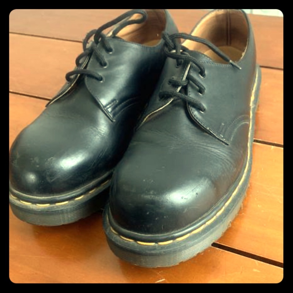 Dr Martens steel toe shoes